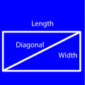 Metric Diagonal Calculator
