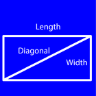 Metric Diagonal Calculator icon