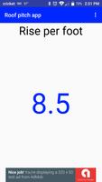 Roof pitch calculator gauge 海报