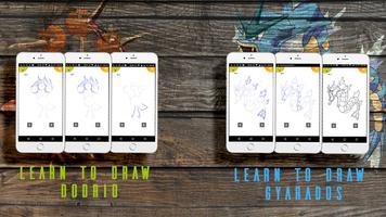 Learn how to draw Pokemons capture d'écran 2