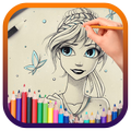 ”How to draw Elsa