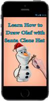 Learn How to Draw Olaf with Santa Claus Hat screenshot 2