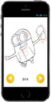 Learn How to Draw Bob the Minion with a Teddy Bear screenshot 1