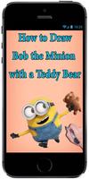 Learn How to Draw Bob the Minion with a Teddy Bear ảnh chụp màn hình 2