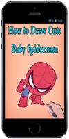 Learn How to Draw Cute Baby Spiderman for Kids 截图 3