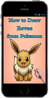 How to Draw Eevee from Pokemon : Drawing Tutorial capture d'écran 1