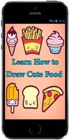 Learn how to Draw Cute Kawaii Food for Kids ポスター