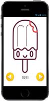 Learn how to Draw Cute Kawaii Food for Kids capture d'écran 3