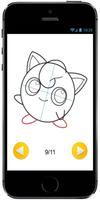 How to Draw Cute Baby JigglyPuff from Pokemon ảnh chụp màn hình 1