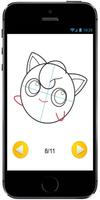 How to Draw Cute Baby JigglyPuff from Pokemon ảnh chụp màn hình 3