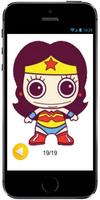 How to Draw Cute Baby Wonder Woman of superheroes capture d'écran 1