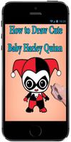 How to Draw Cute Kawaii Chibi Baby Harley Quinn capture d'écran 2