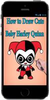 How to Draw Cute Kawaii Chibi Baby Harley Quinn скриншот 2