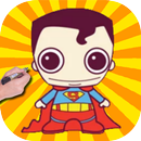 How to Draw Cute Baby Superman from Superheroes APK