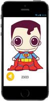 How to Draw Cute Baby Superman from Superheroes Affiche