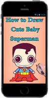 How to Draw Cute Baby Superman from Superheroes captura de pantalla 2