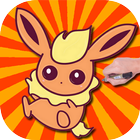 How to Draw Cute Flareon Baby Style from Pokemon 图标