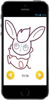 How to Draw Cute Flareon Baby Style from Pokemon تصوير الشاشة 2