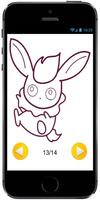 How to Draw Cute Flareon Baby Style from Pokemon ảnh chụp màn hình 3