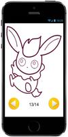 How to Draw Cute Flareon Baby Style from Pokemon اسکرین شاٹ 3