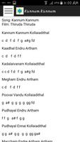 Tamil Song Music Notes capture d'écran 1