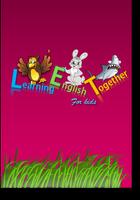 Learning English together for kids poster