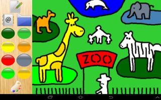 Colors cute zoo animals 4 kids screenshot 1