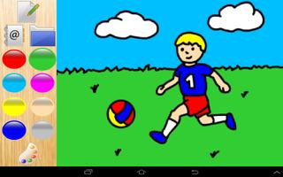 Colorful Balls Sport kids Draw capture d'écran 2