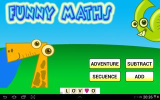 Learn Funny Maths for Kids постер