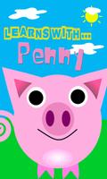 Learns with the pig Penny Affiche