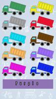 Aprende los colores con los camiones poster