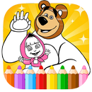 coloring pages for Misha bear APK