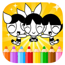 Coloring pages for Puff girls Power APK