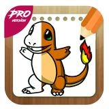how to draw pokemon characters easy step by step ícone