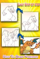 how to draw pokemon characters easy step by step Cartaz
