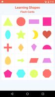Learning Shapes Flash Cards الملصق