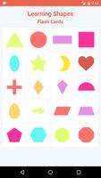 Learning Shapes Flash Cards poster