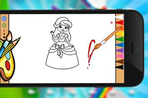 Princess Coloring Book capture d'écran 3