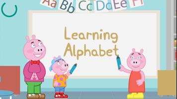 🐷 Juego Alfabeto Peppy Pig Cartaz