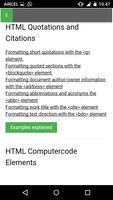 Learn HTML Code, Tags & CSS capture d'écran 2