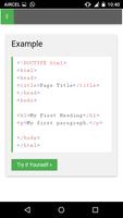 Learn HTML Code, Tags & CSS capture d'écran 3