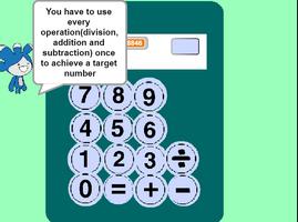Mixed Operations Game - Broken Calculator 2 screenshot 1