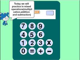 Mixed Operations Game - Broken Calculator screenshot 1
