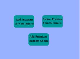 Addition and Subtraction of Fractions Affiche