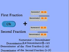 Addition and Subtraction of Fractions capture d'écran 1