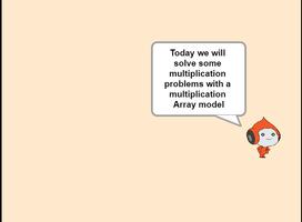 Array Model for Multiplication poster