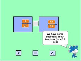 Comparing Fractions, Decimals and Mixed numbers poster