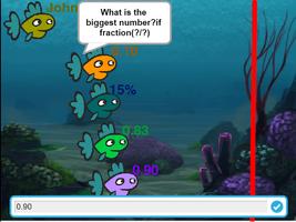 Fish race-Fractions,Decimals,Percents screenshot 3