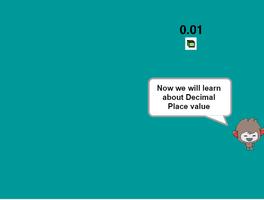 Place Values of Decimals poster