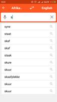 English To Afrikaans Dictionar capture d'écran 1